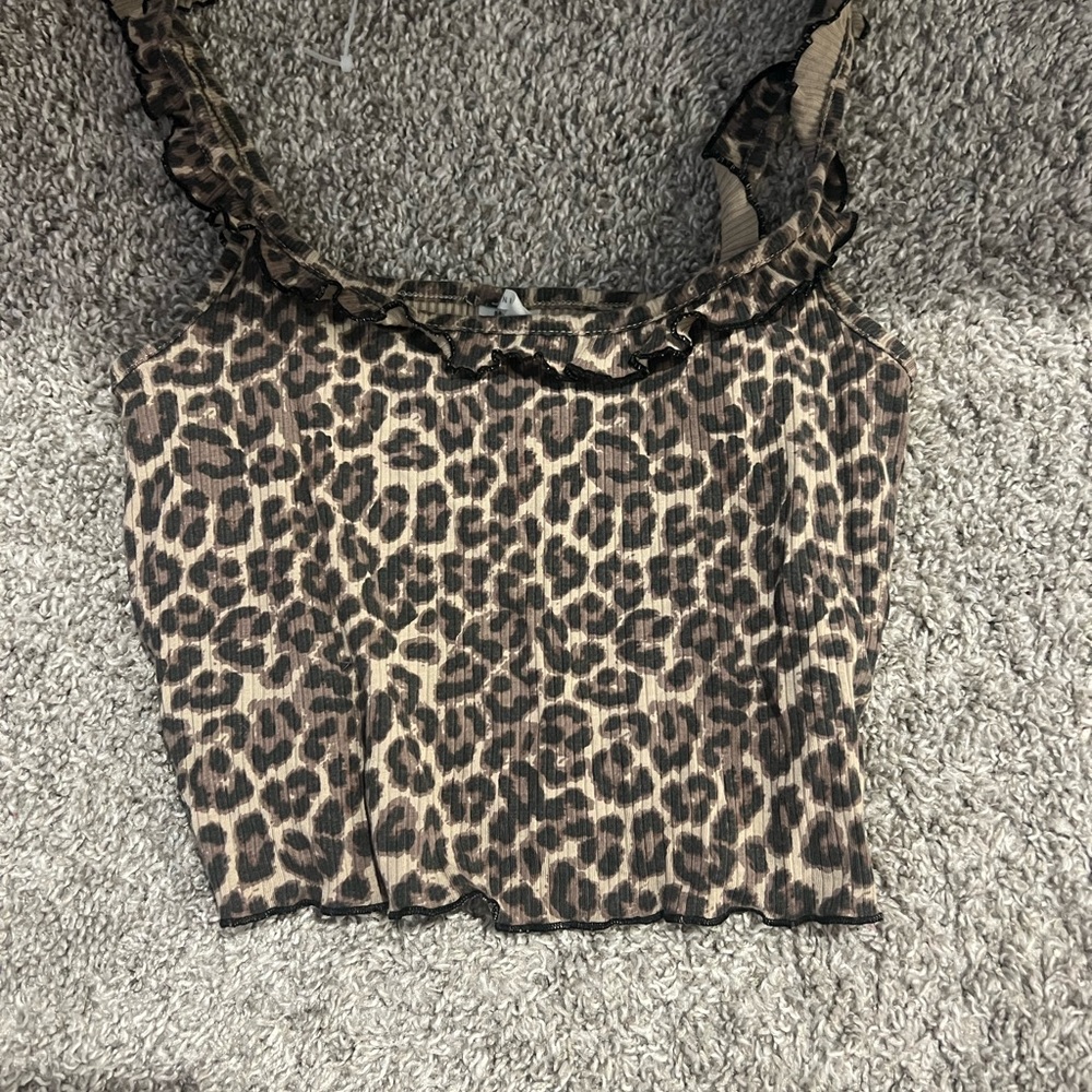 Cheetah print pajama set